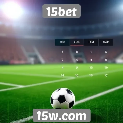 Comparação de odds entre 15bet e concorrentes